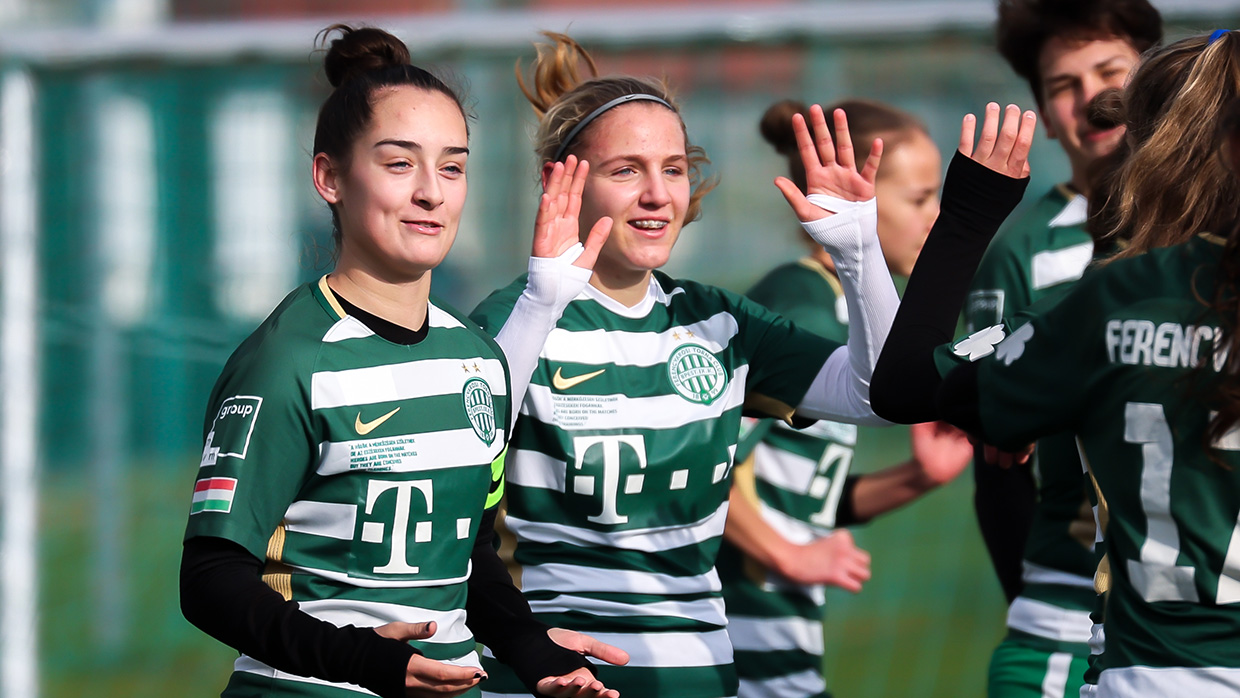 Leány UP 4 győzelem 12 pont a hétvégi mérleg Fradi hu