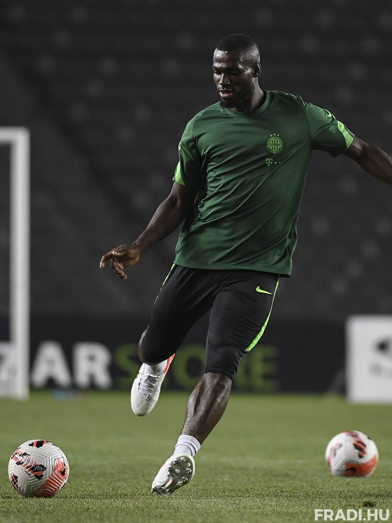 BUDAPEST, HUNGARY - FEBRUARY 5: Anderson Esiti of Ferencvarosi TC