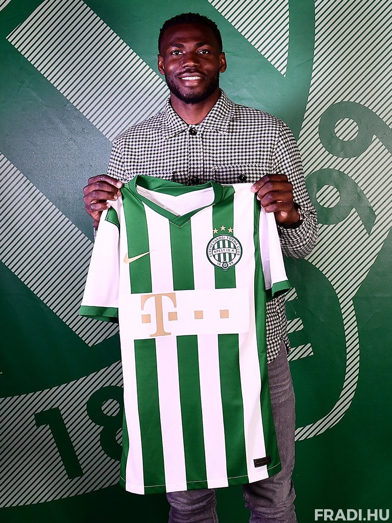 BUDAPEST, HUNGARY - FEBRUARY 5: Anderson Esiti of Ferencvarosi TC